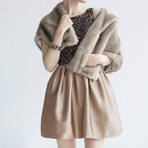 Eilza J Faux Fur Capelet